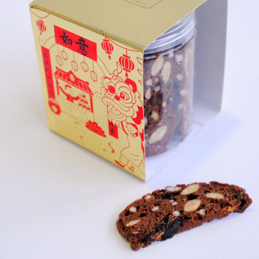 Chocolate Cranberry Biscotti Cookie