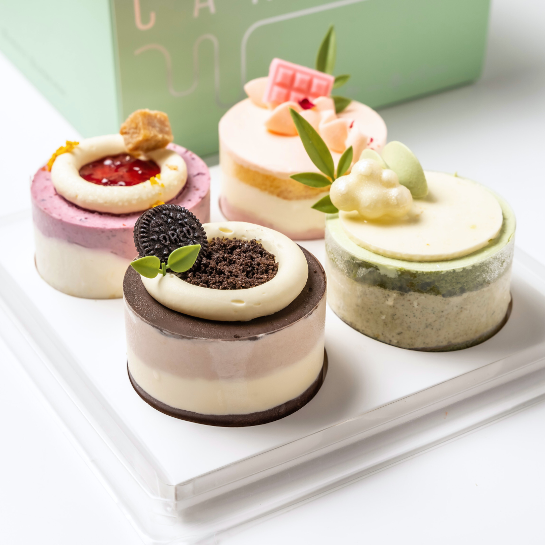 Joie de Pastry Gift | Mix & Match 4 Single Cakes Box (24hr Self Pick)