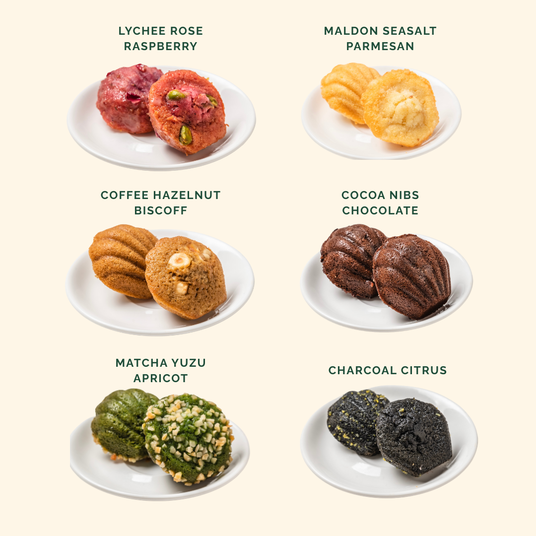 B5F1 : Mix & Match Roomtemp. Madeleines and Petite Cakes