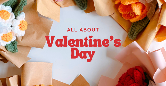 Celebrate with Artisan Cakes & Crochet Bouquets This Valentine’s Day