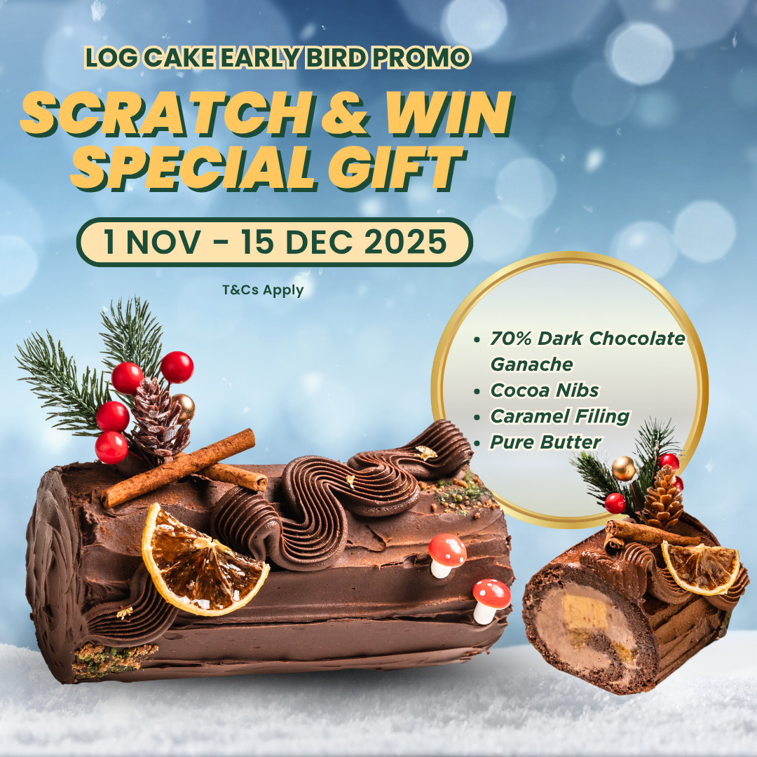 Chocolate Caramel Log Cake