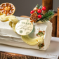 Snow Apple Log Cake
