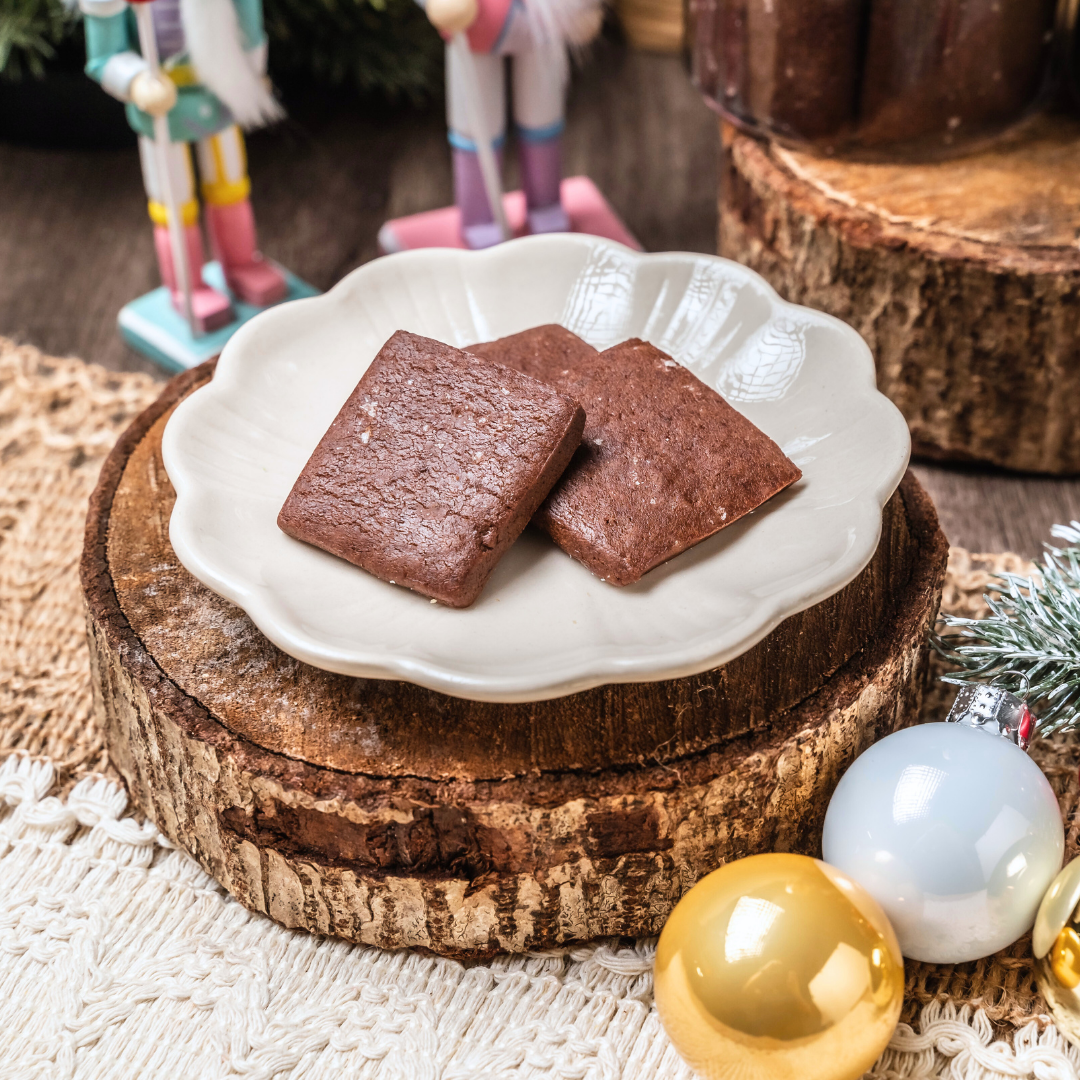 Dark Chocolate Seasalt Butter Cookie Christmas