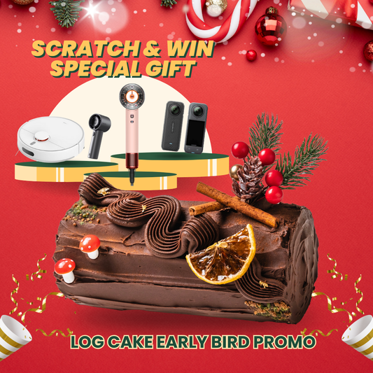 Chocolate Caramel Log Cake