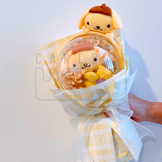 Plushie Flower Ball Pompom Yellow (Medium)