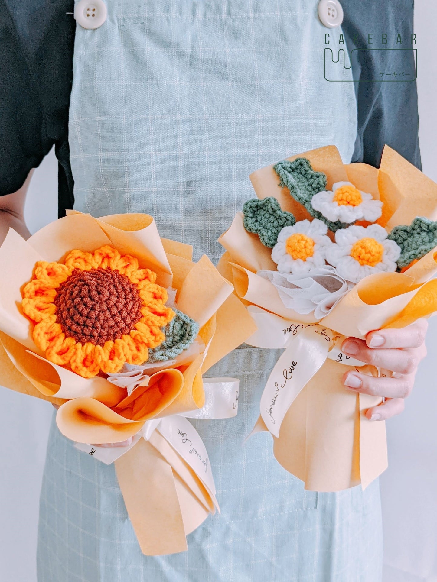 Crochet Little Daisy Bouquet (Gift) - $0.00