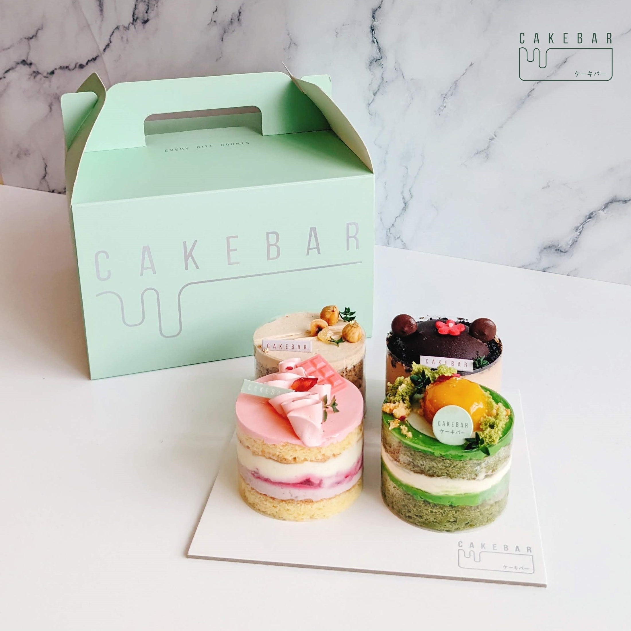 Customizable Cake Gift Box: Create Your 4-in-1 Hamper – CAKEBAR.COM.SG
