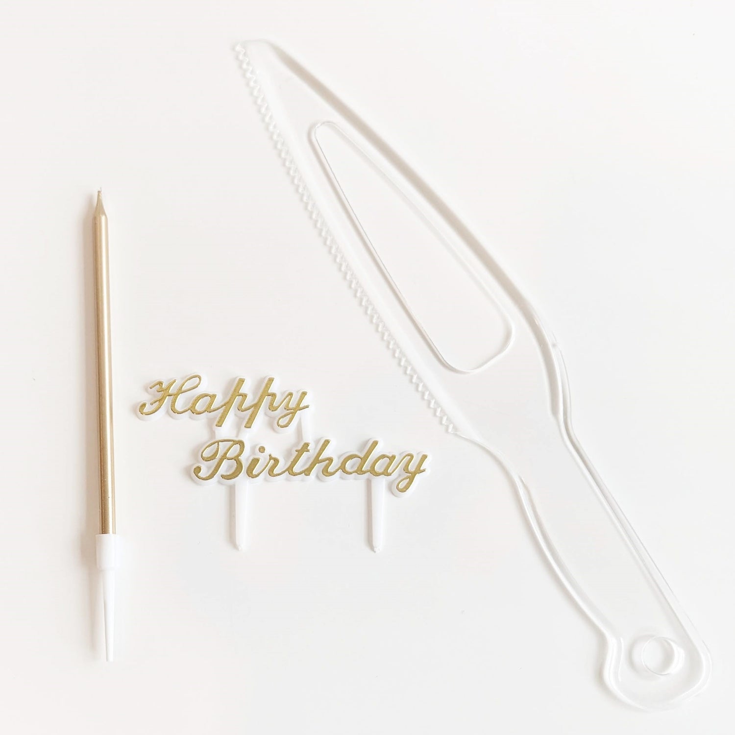 Happy Birthday Candle Topper Set - $2.00