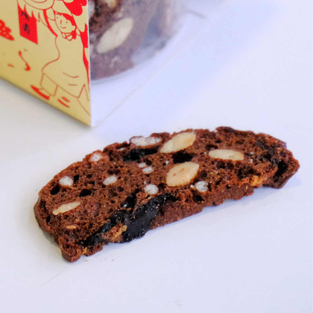 Chocolate Cranberry Biscotti Cookie