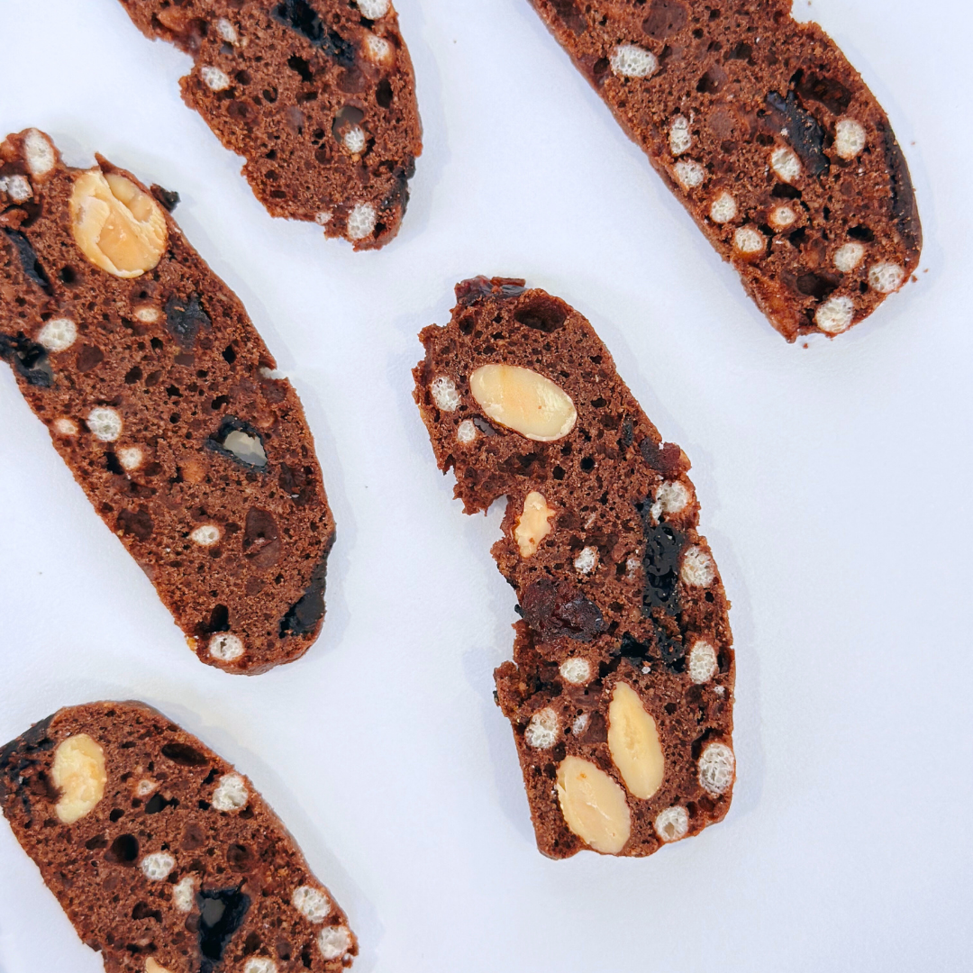 Chocolate Cranberry Biscotti Cookie