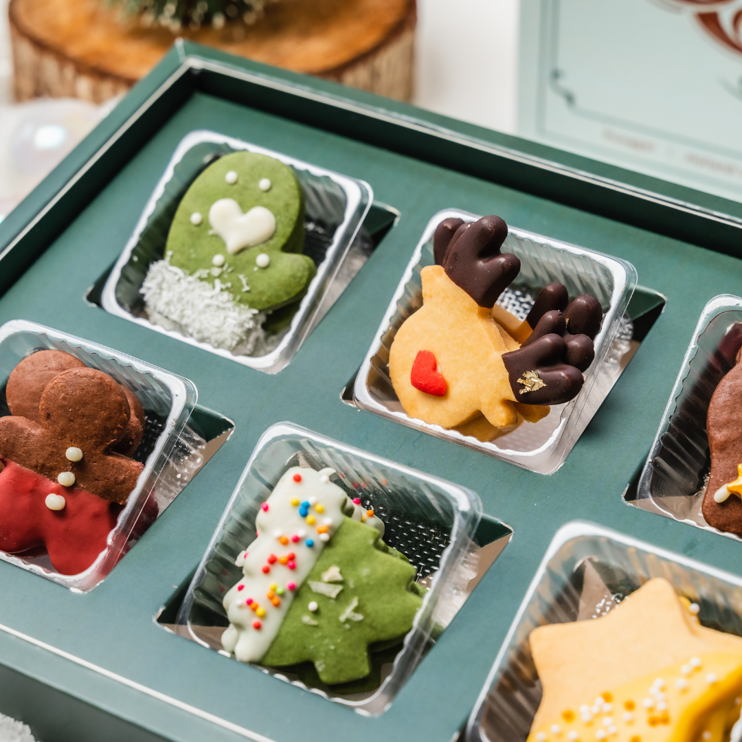 Christmas Emoji Cookies Greeting Box