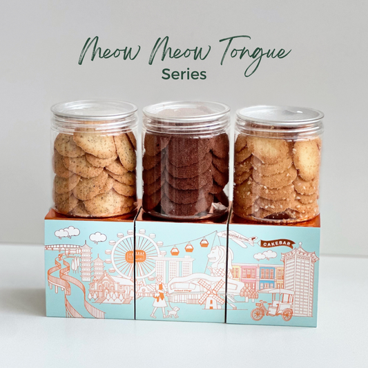 Meow Meow Tongue Cookie Set (Crisp but Melts)