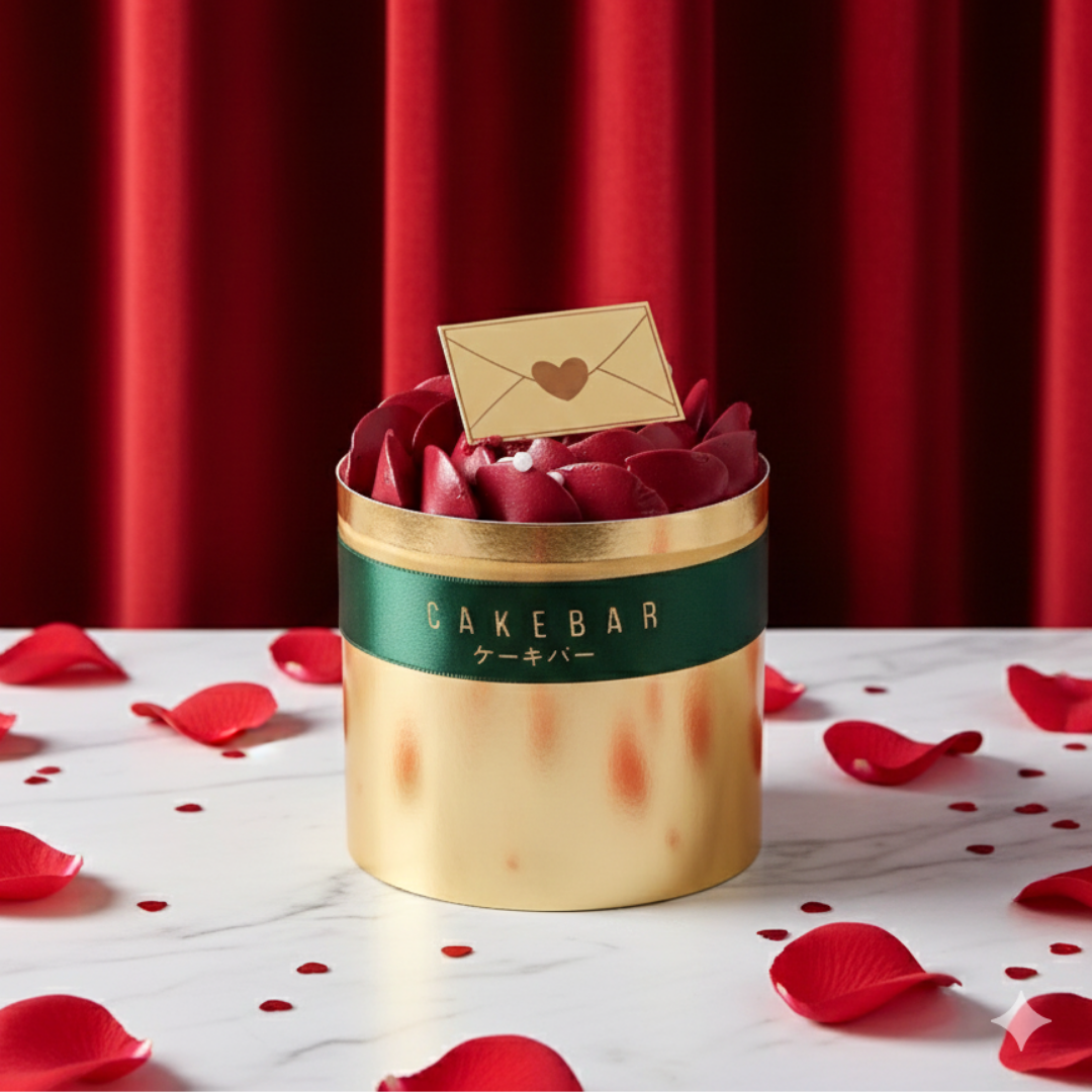 Plushie Bear with Black Forest Cake (Set)