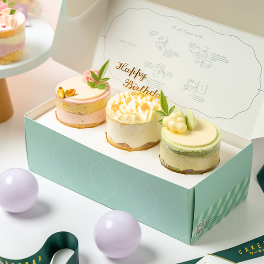 Mix 3 Single Cake Box
