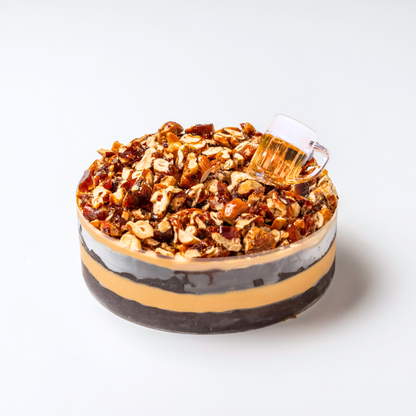 Caramel Mixed Nuts Beer Cake