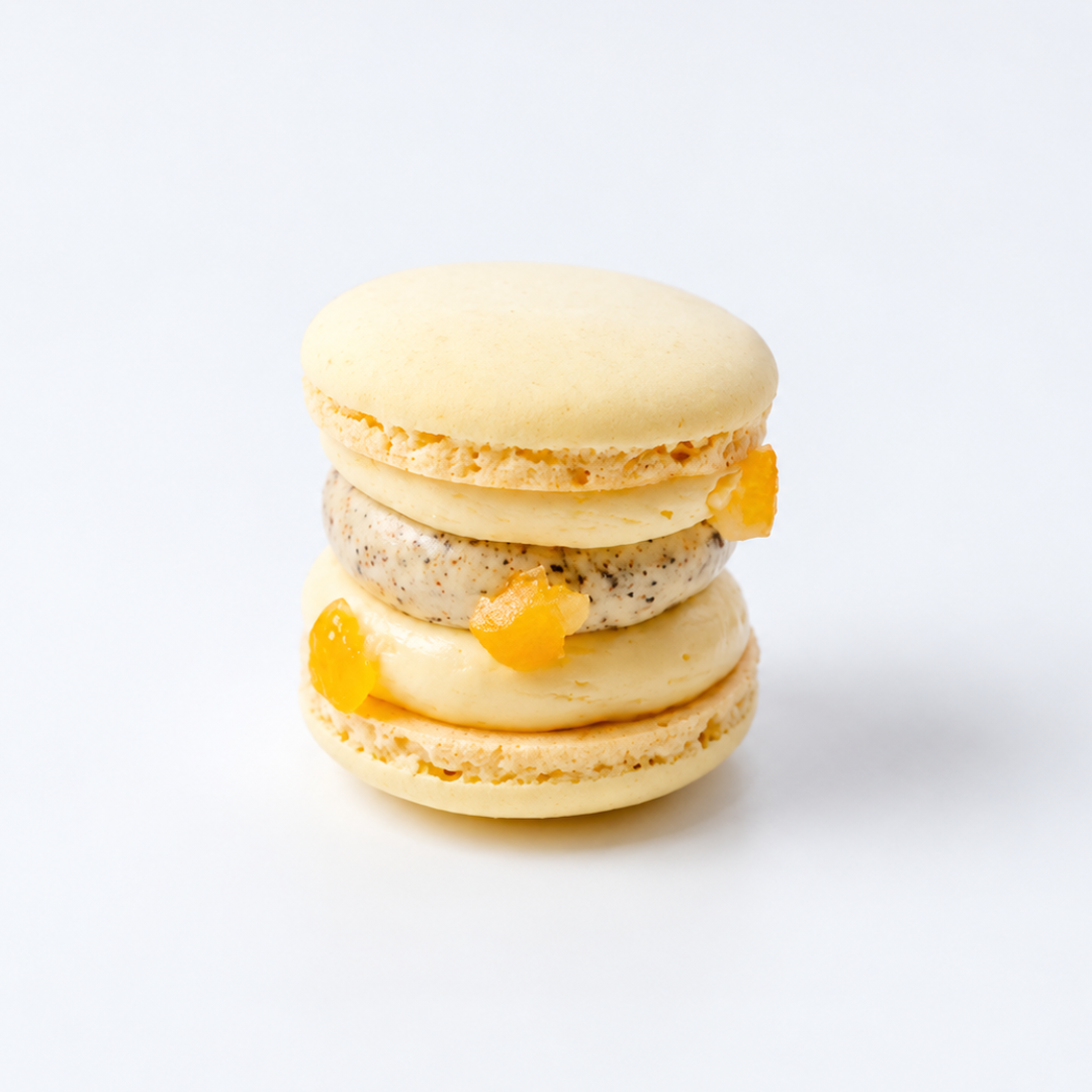 Fatty Macaron | Mango Genmaicha