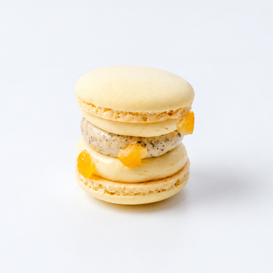 Fatty Macaron | Mango Genmaicha