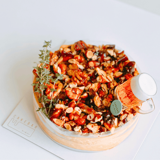 Caramel Mixed Nuts Beer Cake - $48.00