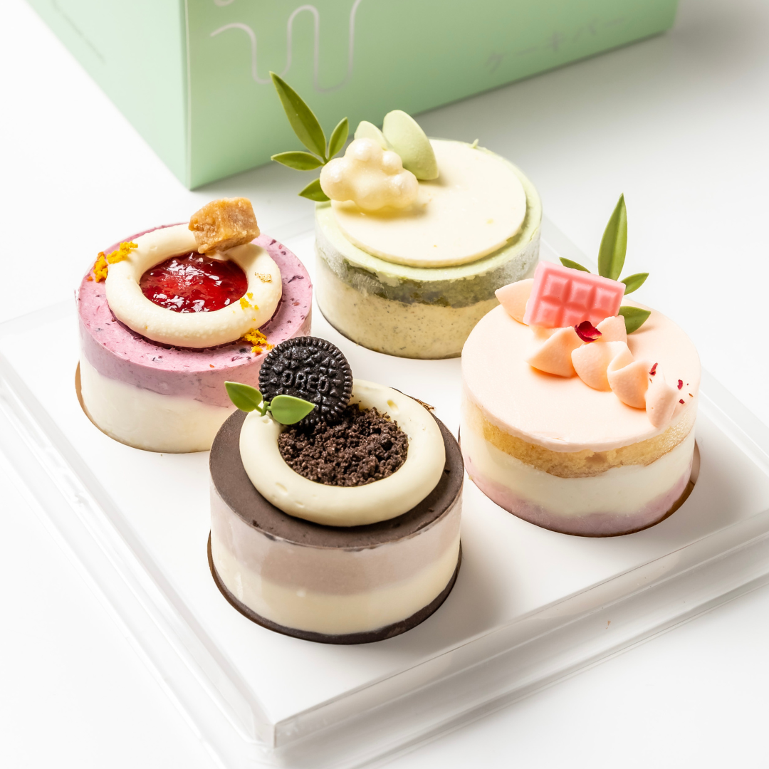 Mix 4 Single Cake Box