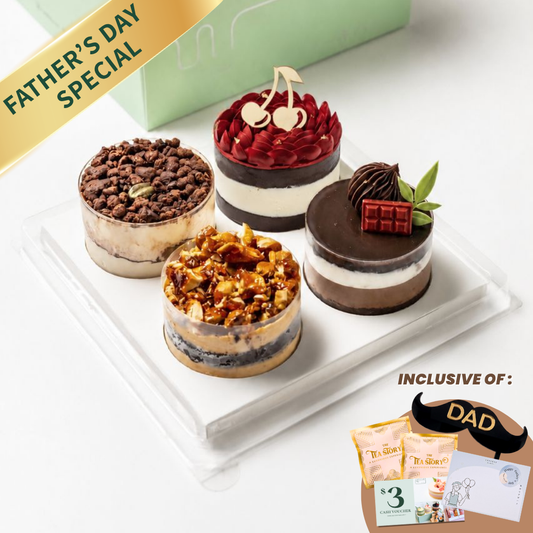 Mix 4 Single Cake Box (Father's Day Special)