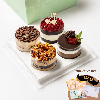 Mix 4 Single Cake Box (Father's Day Special)