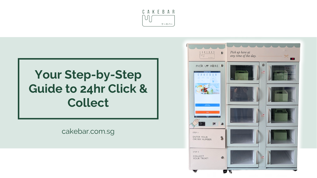 Load video: Here’s how you can grab your favorite Cakebar treats anytime with our Singapore-first 24hr Click &amp; Collect machine.