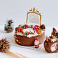 Christmas | Snowy Wood Log