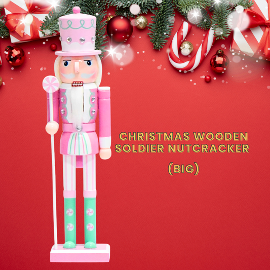 Christmas Wooden Soldier Nutcracker (Big)