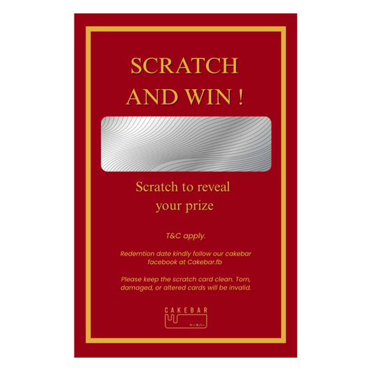 Log Cake Early Bird Promo - Scratch & Win