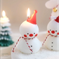 Christmas Snowman Candles Scented