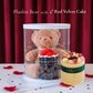 Plushie Bear with Red Velvet Cake (Set)