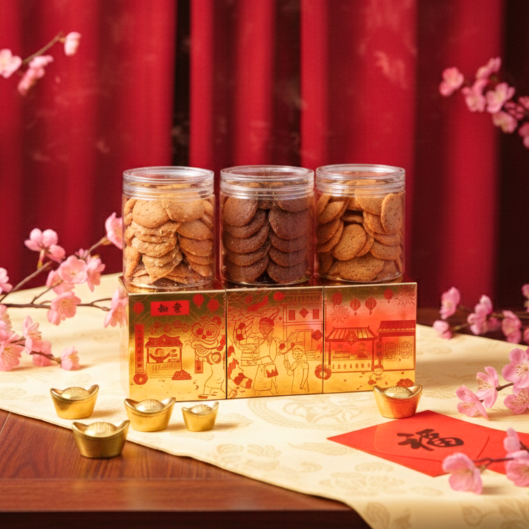 Joie de Pastry Gift | 3in1 Cookies Set (Meow Meow Tongue Series)