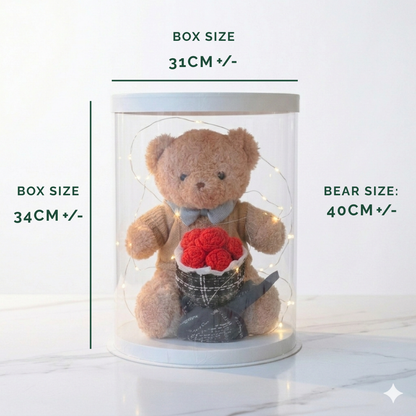 Plusie.L | Bear with Rose