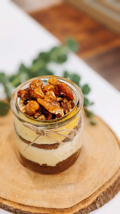 Tiramisu with Caramelize Mix Nuts