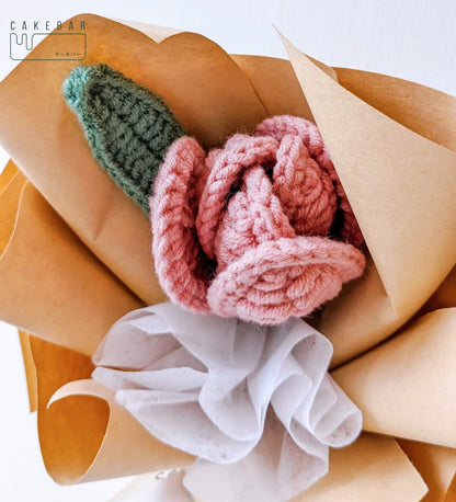 Crochet Tulip Bouquet (Random Color) - $23.00