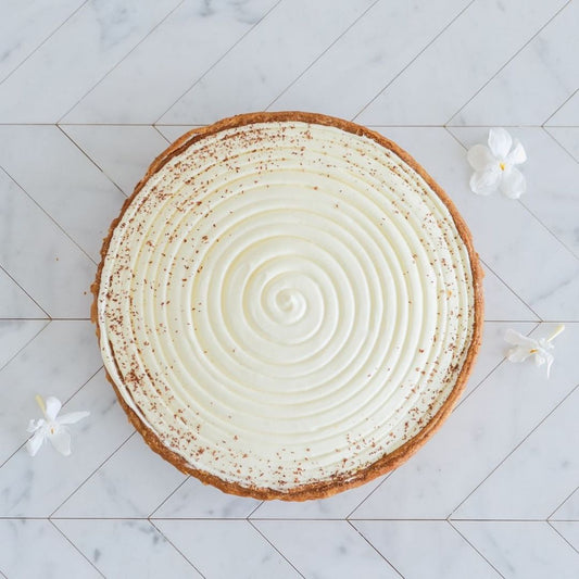 Banana Almond Cognac Pie 9”